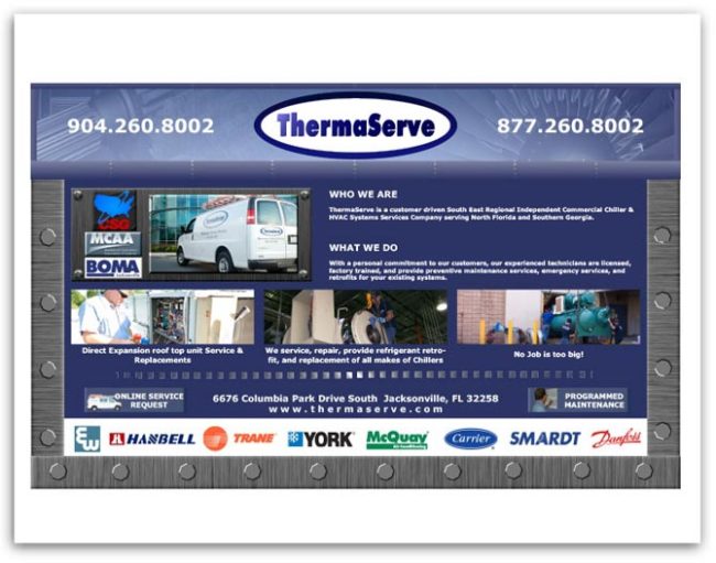 ThermaServe Table sign