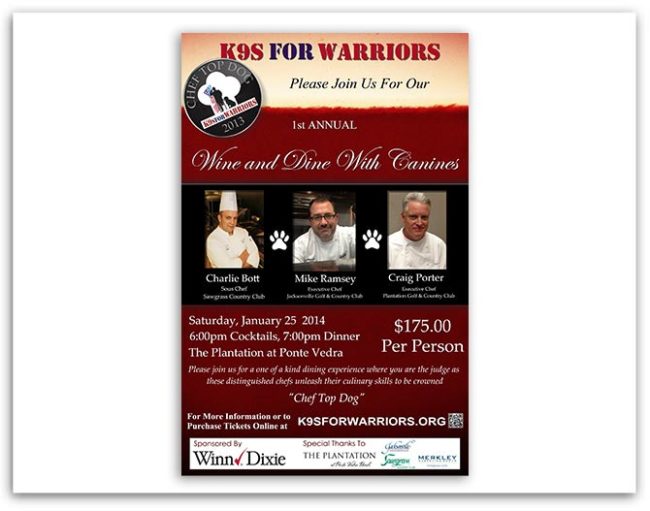 K9 For Warriors event poster