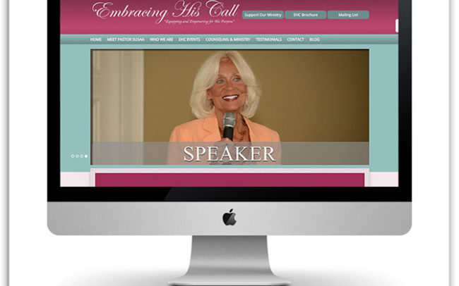 Embracing His Call website