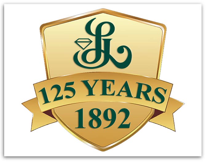 Lambrecht's Jewelers' anniversary logo