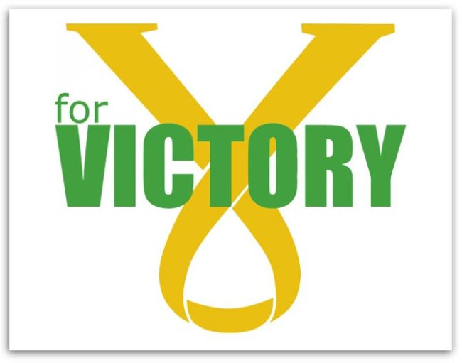 V for Victory logo