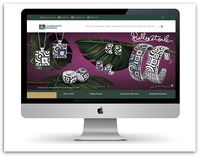 Lambrecht's Jewelers website