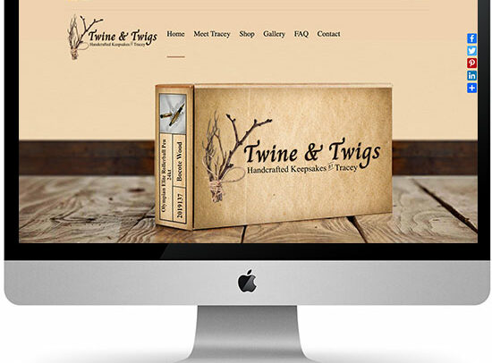 Twine & Twigs website