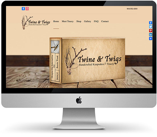 Twine & Twigs website