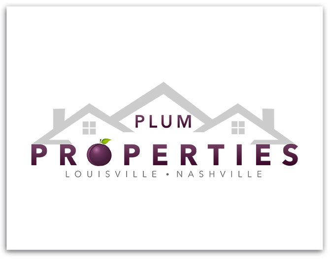 Plum Properties custom logo