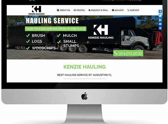 Kenzie Hauling website