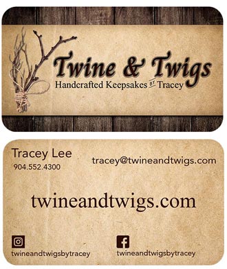 Twine & Twigs business card