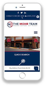 The Mohr Team website iPhone