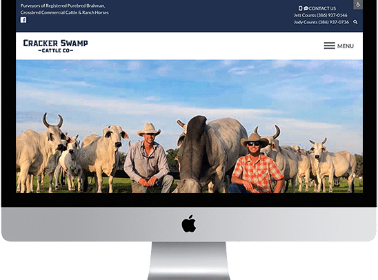 Cracker Swamp Cattle Co. website