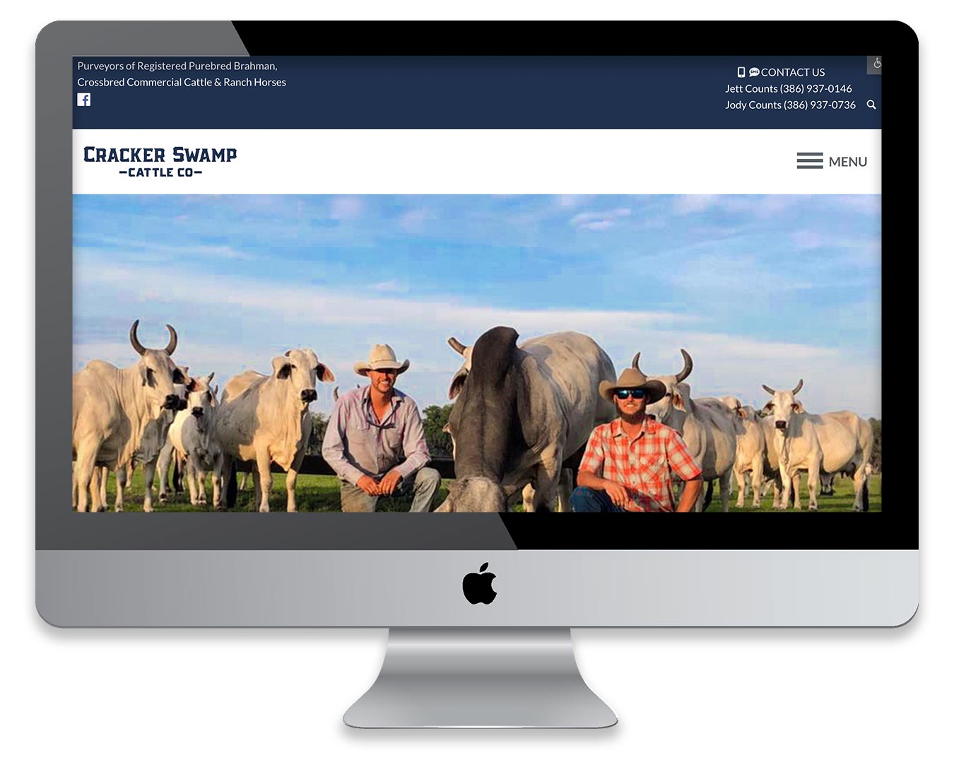 Cracker Swamp Cattle Co. website Cracker Swamp Cattle Co. website