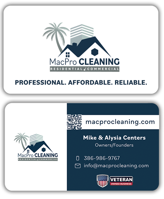 MacPro Cleaning, LLC. business card