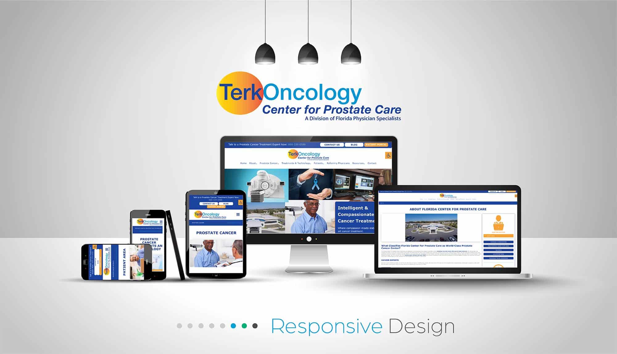 Medical Website Design Case Study | Terk Oncology Center for Prostate Care photo